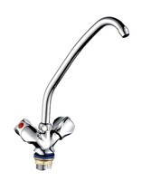 Смеситель Кухня 1/2 м/к на гайке ПСМ-120-К/50 Металл СТАНДАРТ-Б тип См-МДЦБр