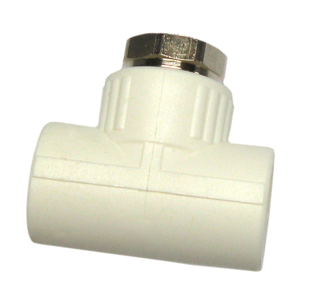 Тройник с накидной гайкой 25х3/4 PP-R KALDE