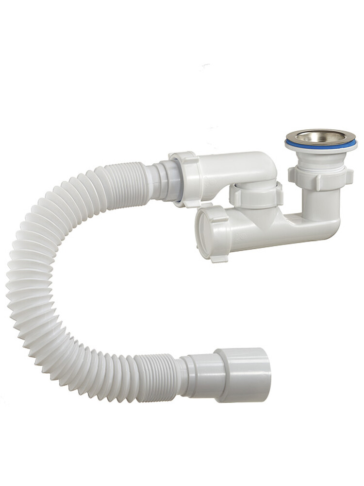 А-82589 Сифон для душ. поддона ОРИО 1 1/2х40, регулируемый с гибкой трубой 40-40/50