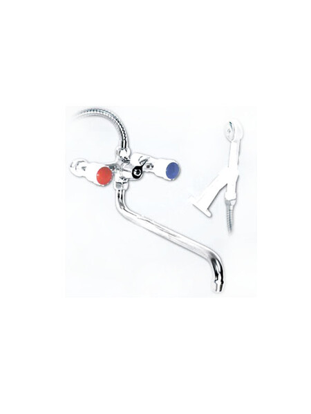 Смеситель Ванна Казань 1/2 рез. (КС 85112) пласт. мах. имп. исп., перекл. керам.