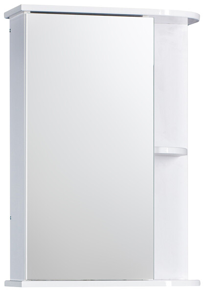 Зеркало-шкаф SANTREK HOME "Гретта" (Белый) Левый 520х700х180