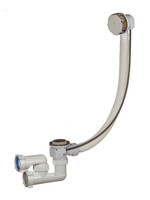 А-2808 Сифон для ванны (обвязка) ОРИО 1 1/2"х40, регулируемый, с переливом (полуавтомат)