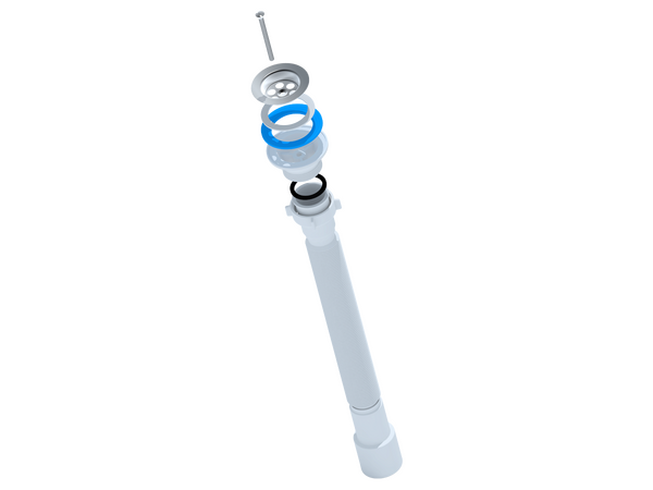 G116 Гофросифон АНИ Пласт 1 1/2"*40/50 удлинённый, L571-1401мм