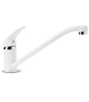 Смеситель Кухня GRANFEST  (1023500) d=35  (331 - белый)