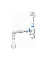 C0515 Сифон АНИ Пласт 1 1/2"*40 с гофрой 40*40/50