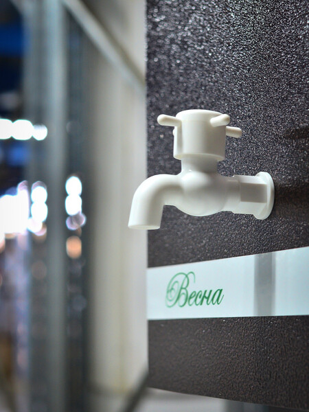 Умывальник "Весна" МИНИ с ЭВН (мойка Пластик 42*37, бак 11л) 1,25кВт медь