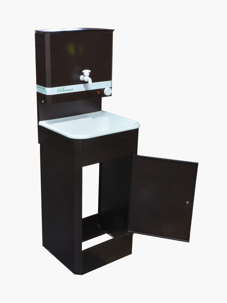 Умывальник "Весна" МИНИ с ЭВН (мойка Пластик 42*37, бак 11л) 1,25кВт медь