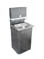 Умывальник "Весна" с ЭВН (мойка Нержавейка 40*50, бак 17л) 1,25кВт серебро