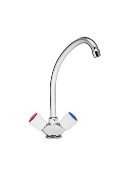 Смеситель Кухня Казань 1/2 м/к (СМ 55014) дл. нос., без подвод.