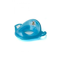 НАСАДКА на унитаз детская С ручками пластик (голубой) 