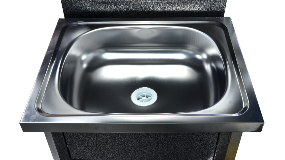 Умывальник "Весна" без ЭВН (мойка Нержавейка 40*50,бак 17л) серебро