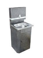 Умывальник "Весна" без ЭВН (мойка Нержавейка 40*50,бак 17л) серебро