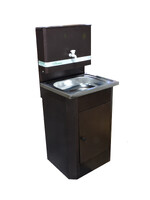 Умывальник "Весна" без ЭВН (мойка Нержавейка 40*50,бак 17л) медь