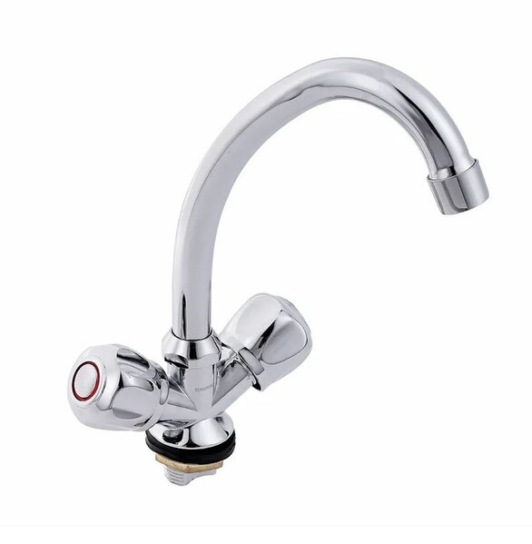 Смеситель Кухня TSARSBERG 1/2 м/к на металл. гайке Тыква 272-30 тип См-МДЦБА