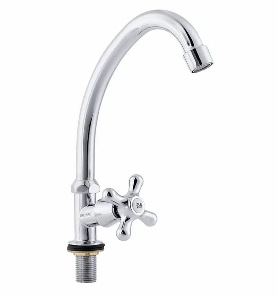 Смеситель Кухня TSARSBERG 1/2 м/к МОНО Крест пласт.маховик 013-87 тип Кр-ЦБА 