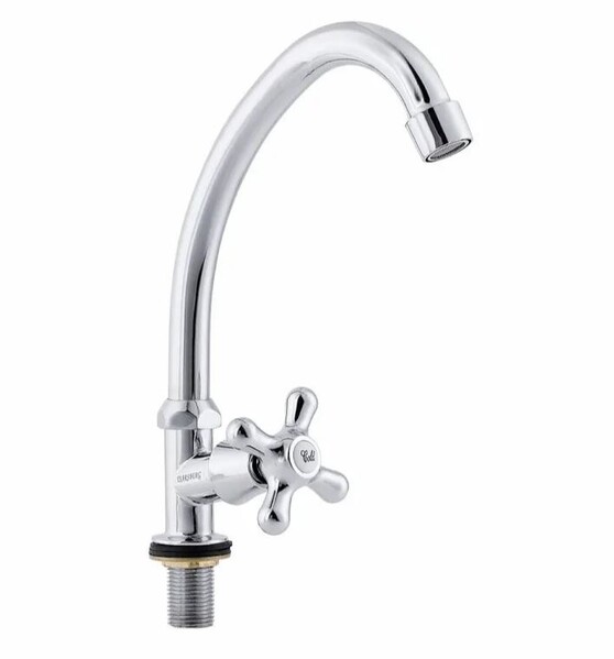 Смеситель Кухня TSARSBERG 1/2 м/к МОНО Крест пласт.маховик 013-87 тип Кр-ЦБА 