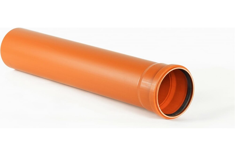 200 труба наружная 2 м (НПВХ, толщ.4.9мм, SN4 SDR41)