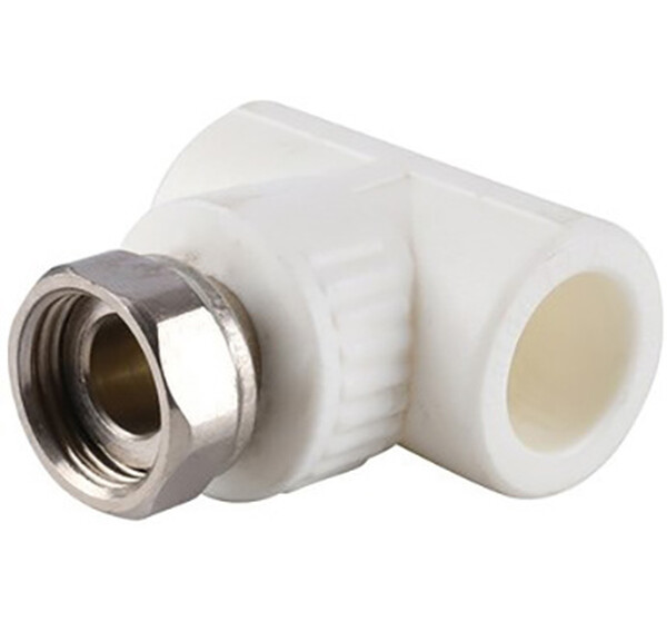 Тройник с накидной гайкой 20х1/2 PP-R KALDE