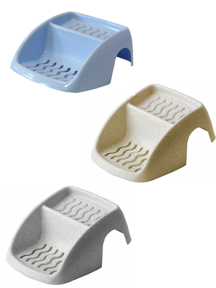 Мыльница на ванну, цвет Микс20х21,6х9 ("М-пластика") (М 2221) РАСПРОДАЖА