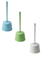 Ершик для унитаза на подставке КЛАССИК с крышкой, цв.микс 12х36 ("М-пластика") (М 5015)