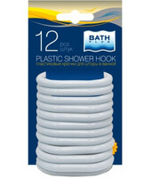 Кольца для штор АК-06 (белые), 12 шт