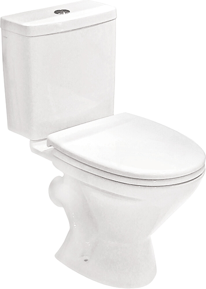 Унитаз-компакт "Лига" (косой вып., нижн. подв., с 2-кн.арм., сиденье дюро Ирис) 1WH302141