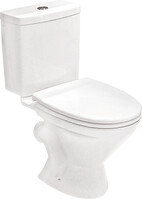 Унитаз-компакт "Лига" (косой вып., нижн. подв., с 2-кн.арм., сиденье дюро Ирис) 1WH302141