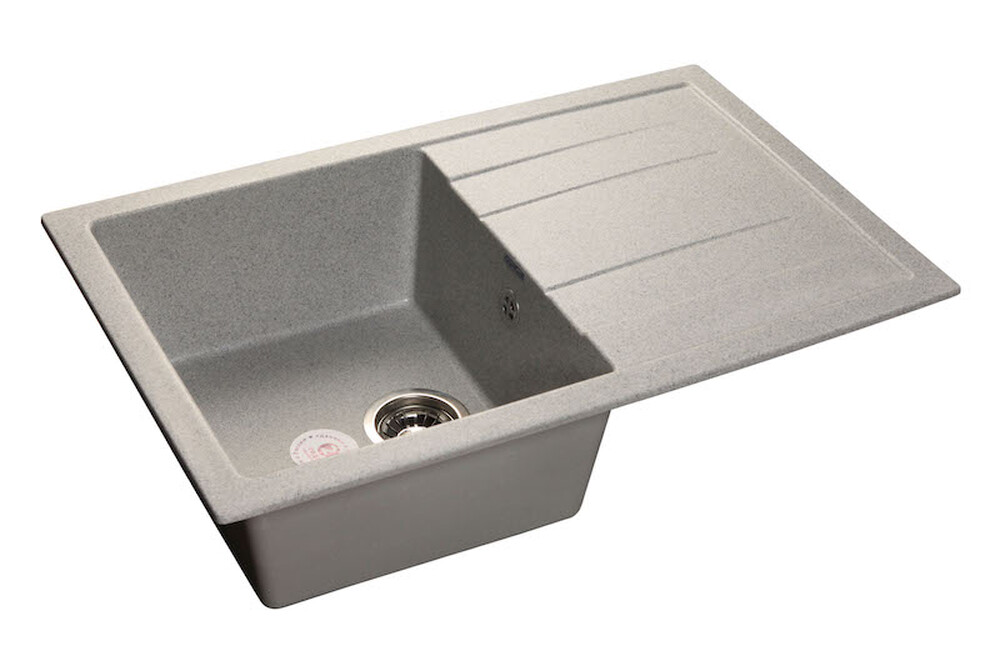Мойка для кухни GranFest Композит QUADRO 780L чаша+крыло 770*495 мм (Q-780L серый)