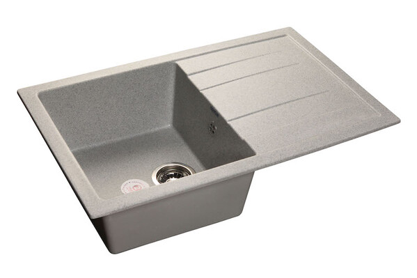 Мойка для кухни GranFest Композит QUADRO 780L чаша+крыло 770*495 мм (Q-780L серый)