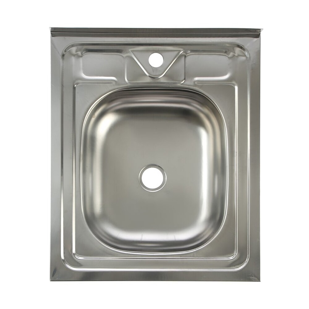 Мойка нерж накладная 50*60 т.0,4 (без сифона) Santrek AQUA