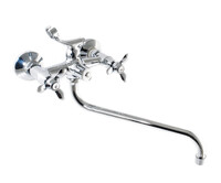 Смеситель Ванна SANTREK AQUA-310  "CLASSIC" 1/2 м/к перекл. кран букса 3-х лепестк. SL 591