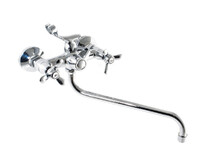 Смеситель Ванна SANTREK AQUA-320  "CLASSIC" 1/2 м/к картридж. перекл. 3-х лепестк. SL 591