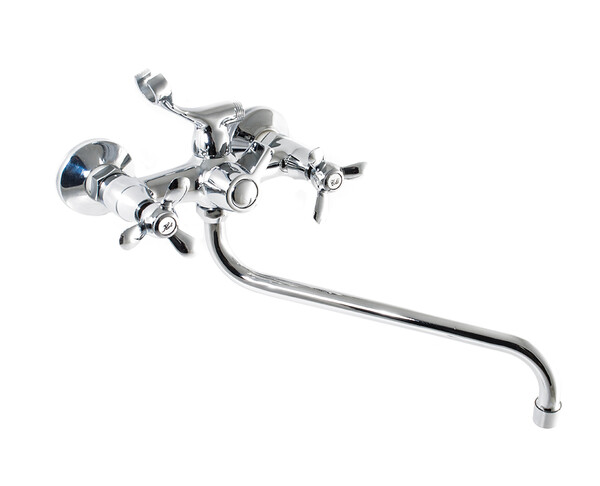 Смеситель Ванна SANTREK AQUA-320  "CLASSIC" 1/2 м/к картридж. перекл. 3-х лепестк. SL 591