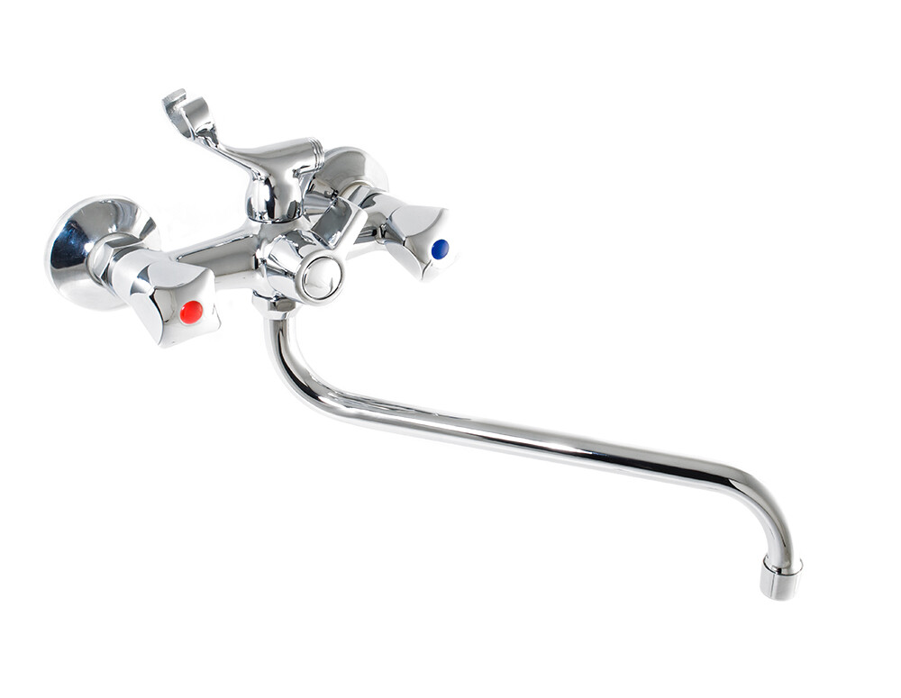 Смеситель Ванна SANTREK AQUA-320  "CLASSIC" 1/2 м/к картридж. перекл. Квадро SL 504