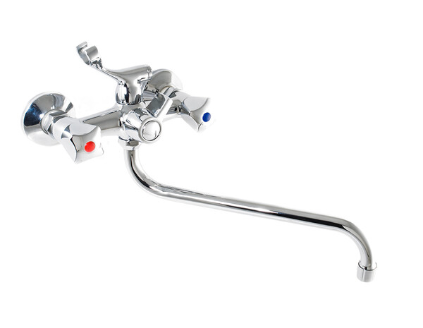 Смеситель Ванна SANTREK AQUA-320  "CLASSIC" 1/2 м/к картридж. перекл. Квадро SL 504