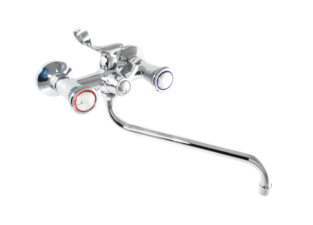 Смеситель Ванна SANTREK AQUA-320  "CLASSIC" 1/2 м/к картридж. перекл. Лира SL 535/SL 524