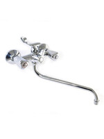 Смеситель Ванна SANTREK AQUA-320  "CLASSIC" 1/2 м/к картридж. перекл. Трио SL 537