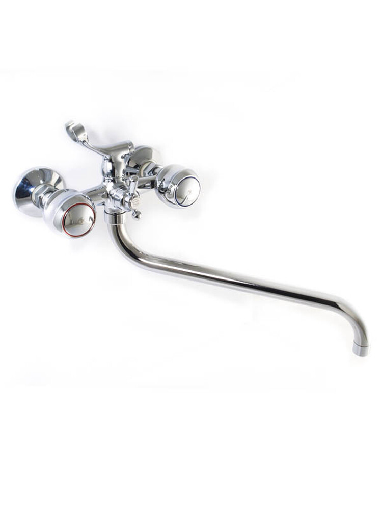 Смеситель Ванна SANTREK AQUA-360  "CLASSIC" 1/2 м/к шар. перекл. S-ка SL502 толстый нос