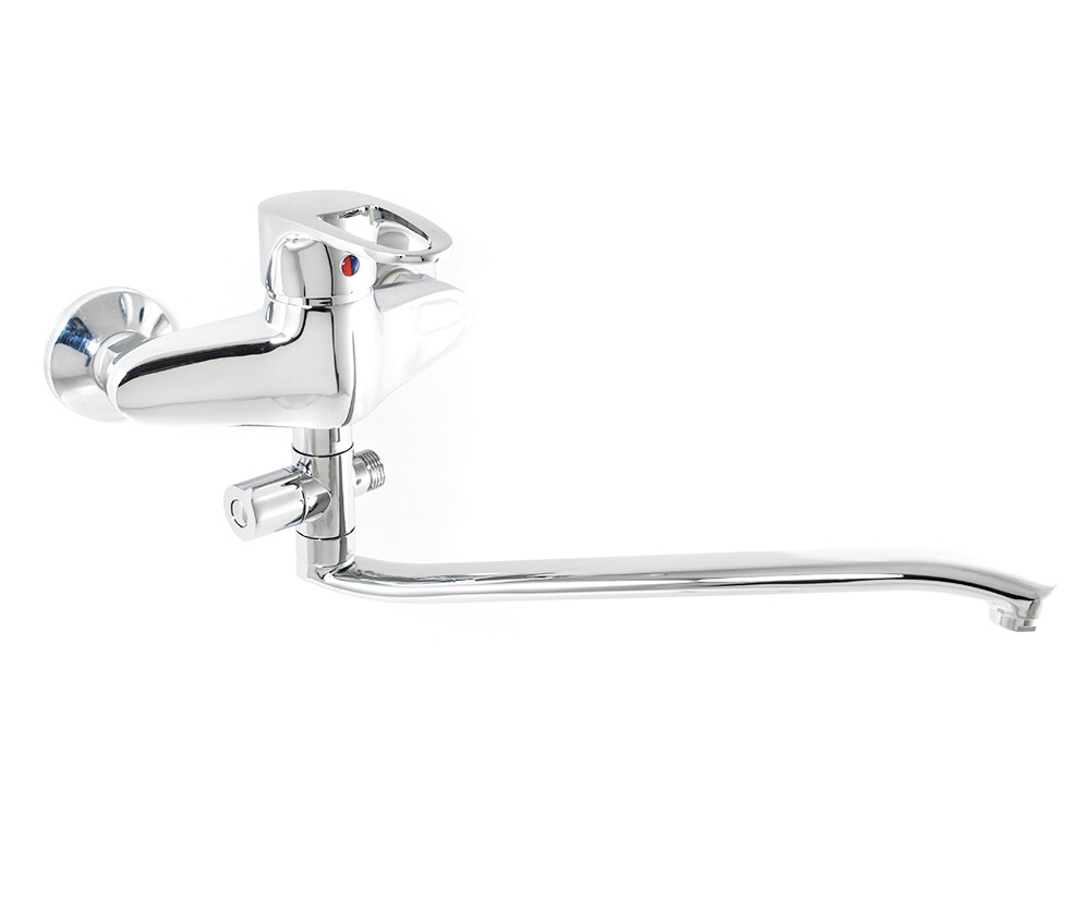 Смеситель Ванна SANTREK AQUA-500  "MODERN" шар. d-40 S-нос, дивертор картридж. перекл. SB97/SB100