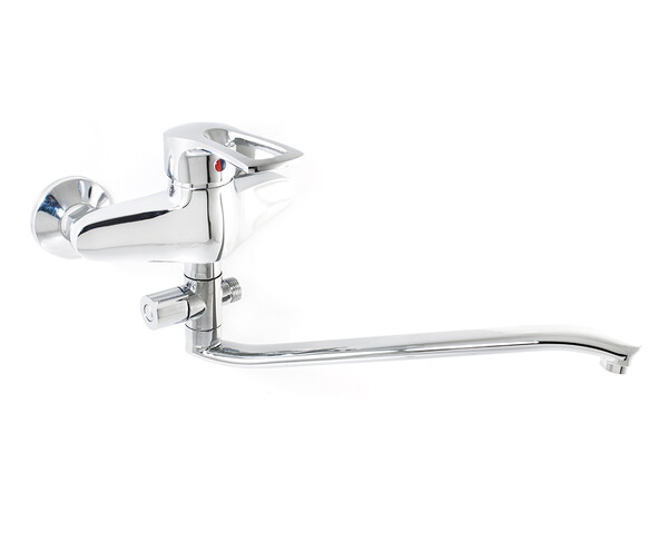 Смеситель Ванна SANTREK AQUA-500  "MODERN" шар. d-40 S-нос, дивертор картридж. перекл. SB08