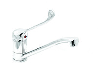 Смеситель Кухня SANTREK AQUA-620  "MODERN" шар. d-40 на гайке SB35 Хирургический