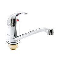 Смеситель Кухня SANTREK AQUA-620  "MODERN" шар. d-40 на гайке SB42