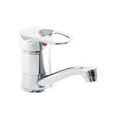 Смеситель Кухня SANTREK AQUA-635  "MODERN" шар. d-40 SB13 короткий нос (на гайке)