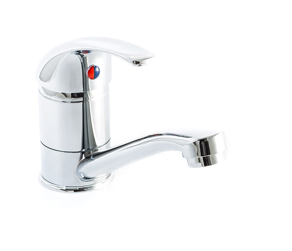 Смеситель Кухня SANTREK AQUA-635  "MODERN" шар. d-40 SB47 короткий нос (на гайке)