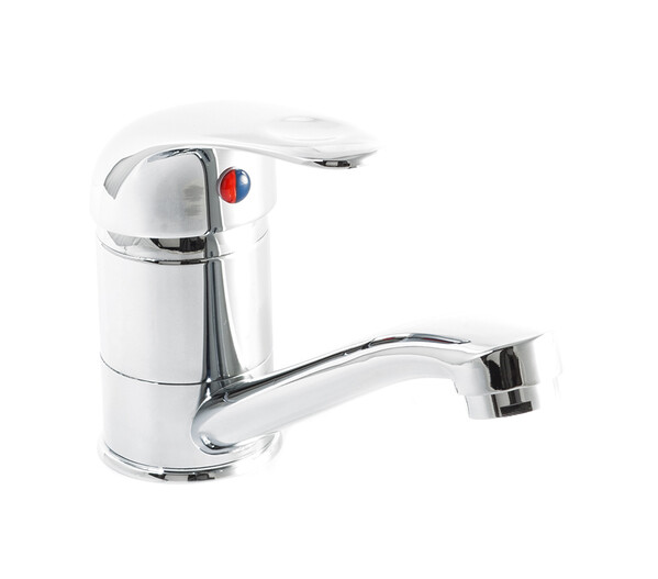 Смеситель Кухня SANTREK AQUA-635  "MODERN" шар. d-40 SB75 короткий нос (на гайке)