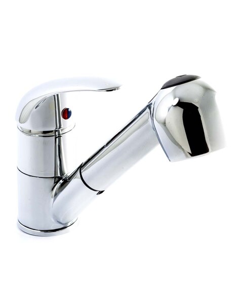 Смеситель Кухня SANTREK AQUA-650  "MODERN" шар. d-40 SB71 с выдвижной лейкой