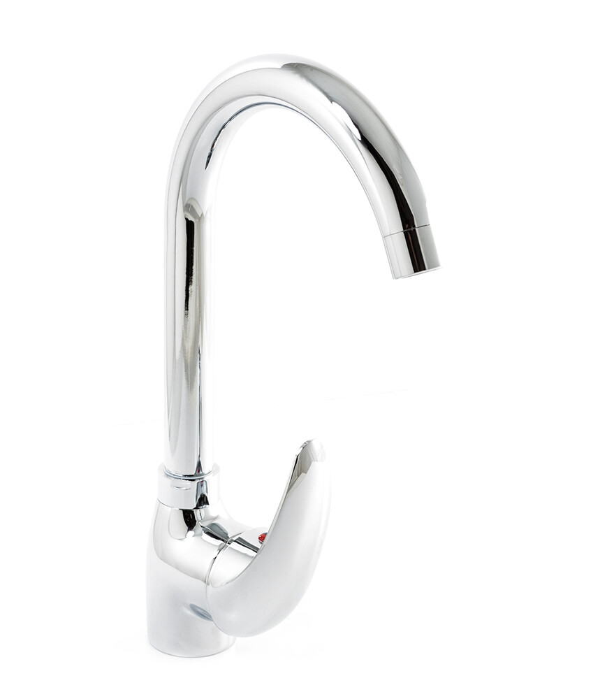 Смеситель Кухня SANTREK AQUA-675  "MODERN" MAXI шар.d-40 на гайке SB46/SB80