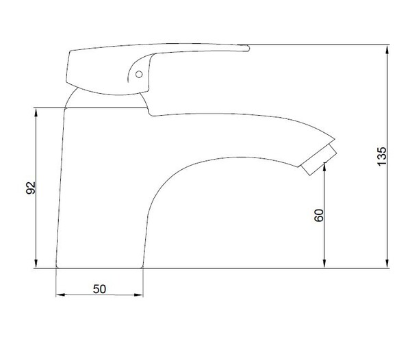 Смеситель Тюльпан SANTREK AQUA-600  "MODERN" шар. d-40 SB35 Хирургический