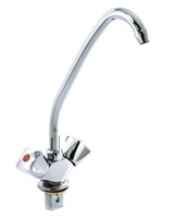 Смеситель Кухня SANTREK AQUA-200  "NOSTALGIE" 1/2 м/к на гайке Квадро SL504