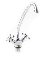 Смеситель Кухня SANTREK AQUA-230  "NOSTALGIE" 1/2 м/к на гайке Крест SL592